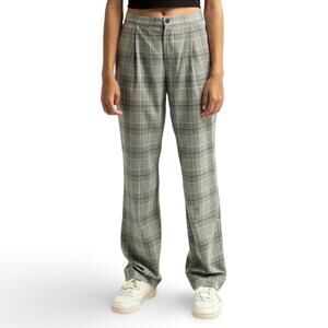 Full Tilt Black White Plaid Pants Women’s XS High Rise